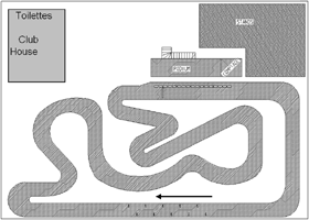 plan de la piste